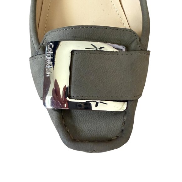 Calvin Klein monet gray slip on flats flexible sole women's size 6M - Picture 6 of 12